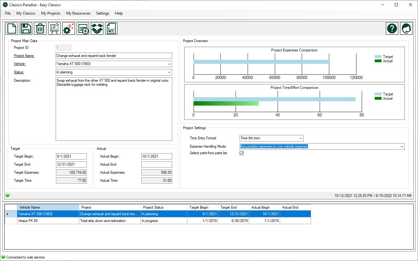 Easy Classics Projektmodul