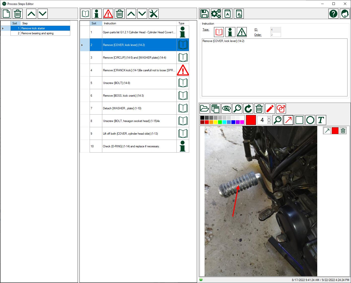 Dismantle process