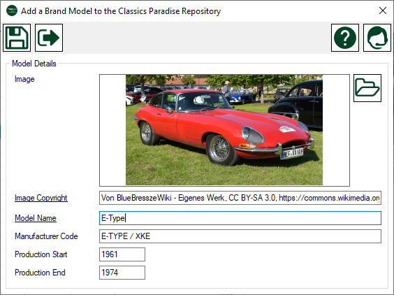 Adding a model to the CP repository